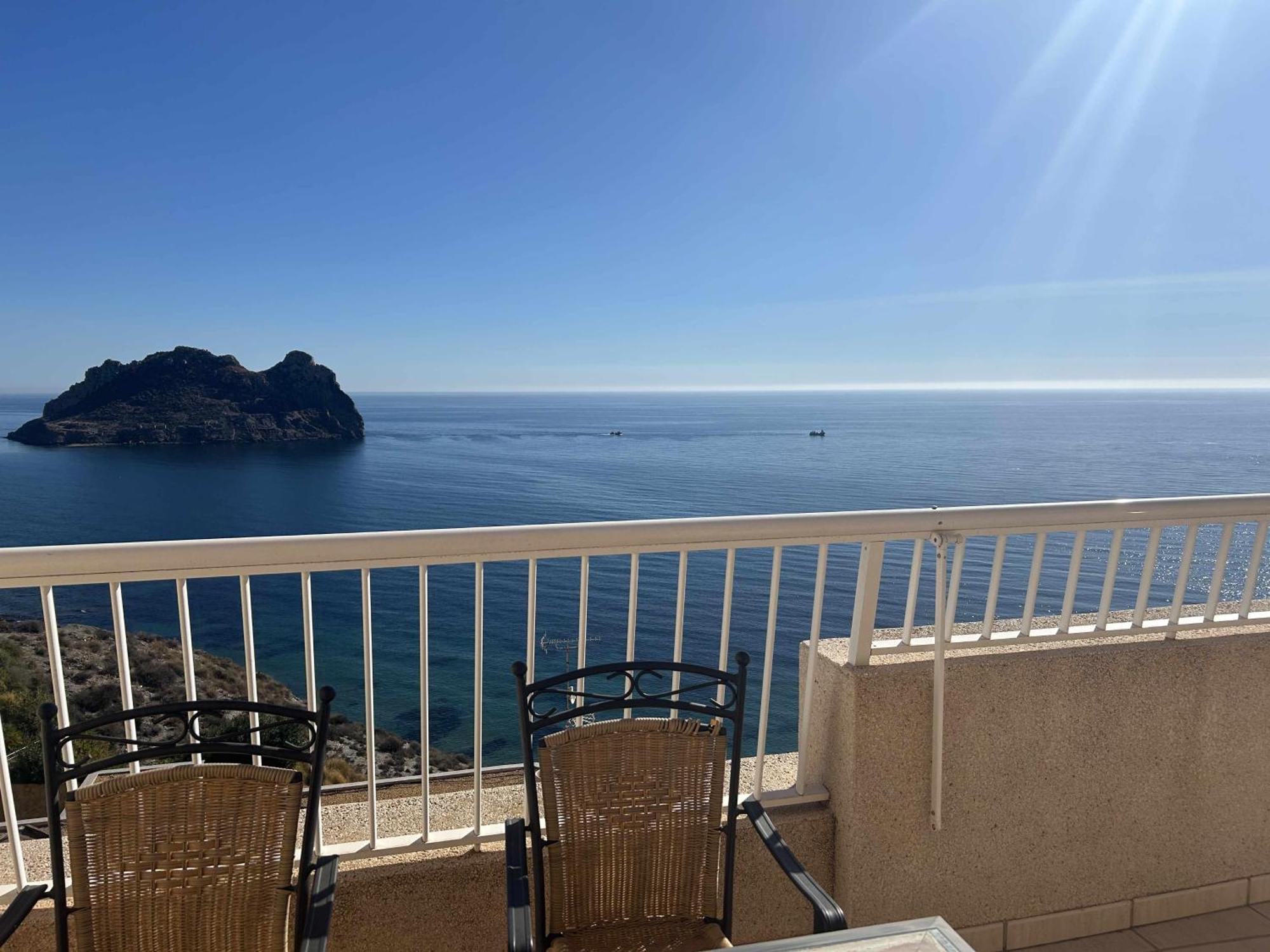 Apartamento Gladines Con Magnificas Vistas Al Mar Aguilas Luaran gambar